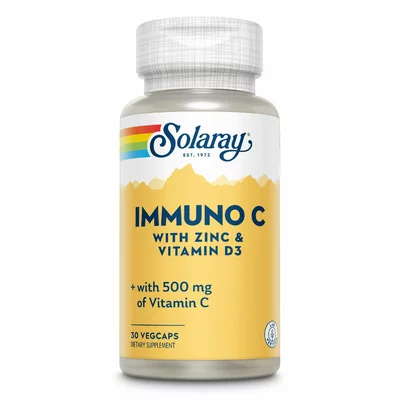 Immuno C plus Zinc and Vitamin D3, Solaray, 30 capsule, Secom