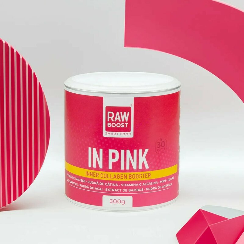 In Pink, Inner Collagen Booster, 300g, Rawboost
