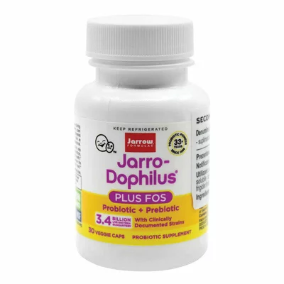 Jarro-Dophilus® + FOS, Jarrow Formulas, 30 capsule, Secom