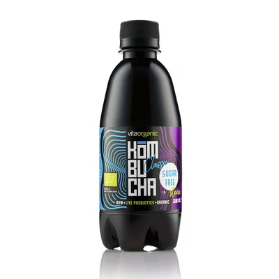 Kombucha clasic indulcita cu stevia bio 330ml Vita Organic