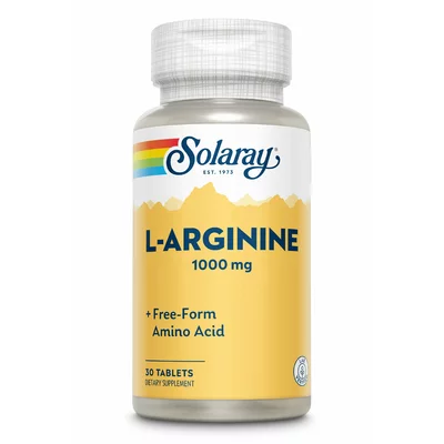 L-Arginine 1000mg, Solaray, 30 tablete, Secom