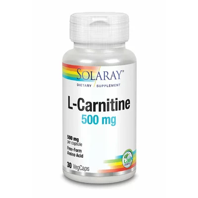 L-Carnitine 500mg, Solaray, 30 capsule, Secom