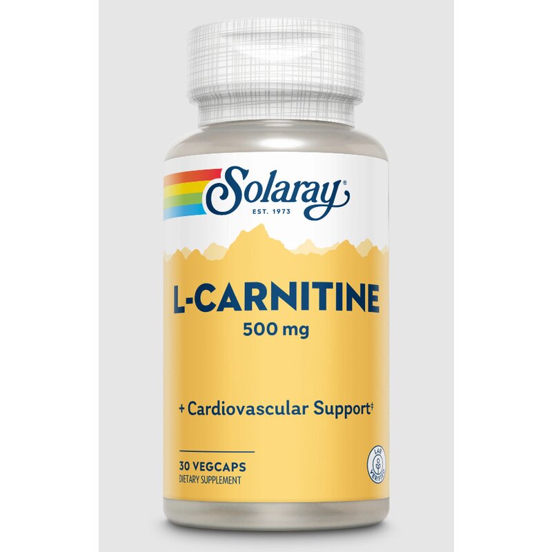 Secom L-Carnitine 500mg, Solaray, 30 capsule