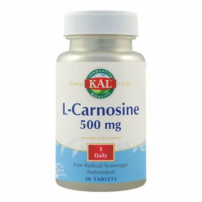 L-Carnosine 500mg, KAL, 30 tablete, Secom