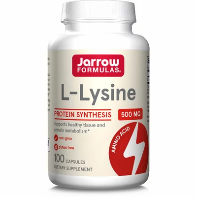 L-Lysine 500mg, Jarrow Formulas, 100 capsule, Secom