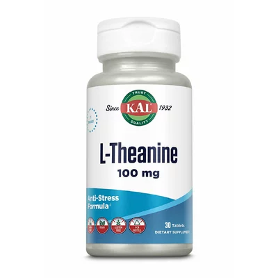 L-Theanine 100mg, KAL, 30 tablete, Secom