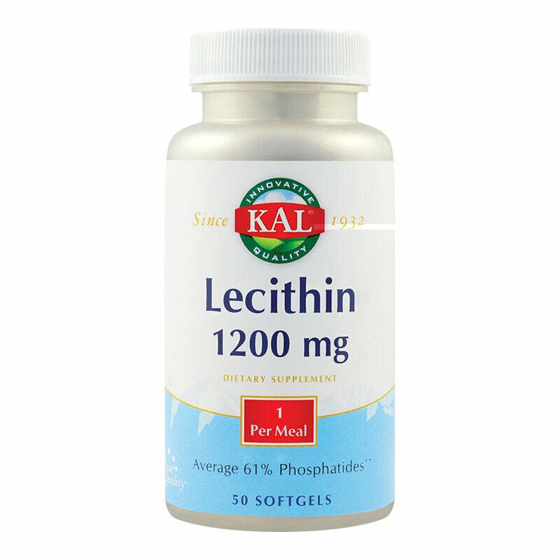 Lecithin 1200mg KAL, 50 capsule, Secom