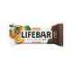 Baton cu portocale invelit in ciocolata bio 40g Lifebar
