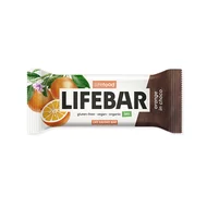 Lifebar baton cu portocale in ciocolata raw bio 40g - PRET REDUS