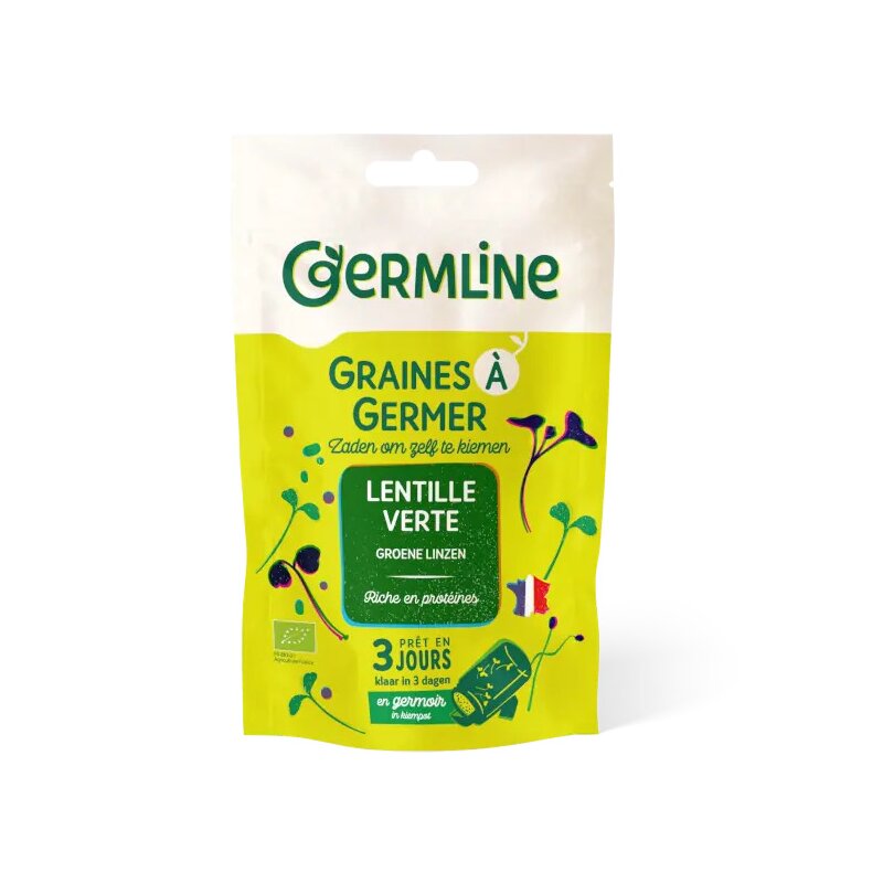 Linte verde pt. germinat bio 150g