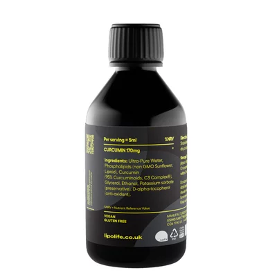 Lipolife - LLT1 Curcumin lipozomal 240ml
