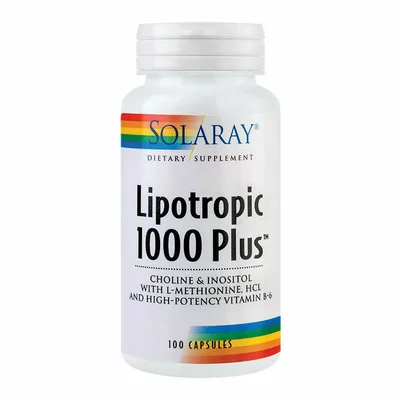 Lipotropic 1000 Plus™, Solaray, 100 capsule, Secom