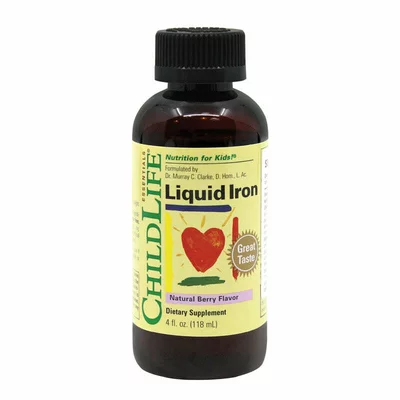 Liquid Iron 10mg, Childlife Essentials, 118 ml , Secom