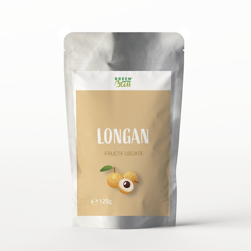 Longan fructe uscate, 125g, Green Bliss
