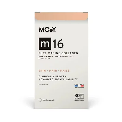 m16 Colagen hidrolizat marin premium, dovedit clinic, beauty, 10.000mg tip I si III, fara aroma, 30 portii, 303 g, natural,  Molecules of Youth