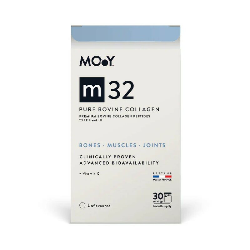 m32 Colagen hidrolizat bovin premium, dovedit clinic, articulatii, 10.000mg tip I si III, fara aroma, 30 portii, 303 g, natural, Molecules of Youth