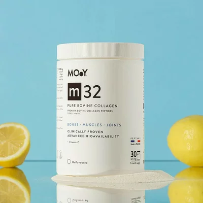 m32 Colagen hidrolizat bovin premium, dovedit clinic, articulatii, 10.000mg tip I si III, fara aroma, 30 portii, 303 g, natural, Molecules of Youth