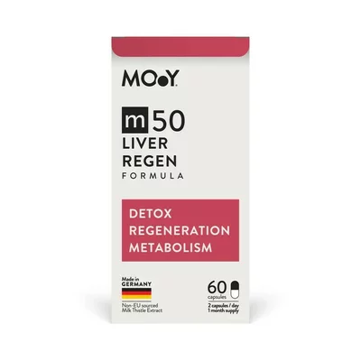 m50 LiverRegen Formula, 60 capsule, 46,75 g, natural, Molecules of Youth