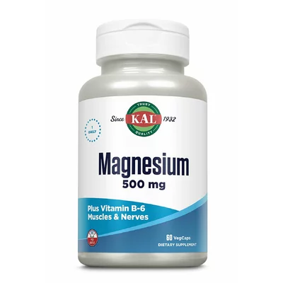 Magnesium 500mg, KAL, 60 capsule, Secom