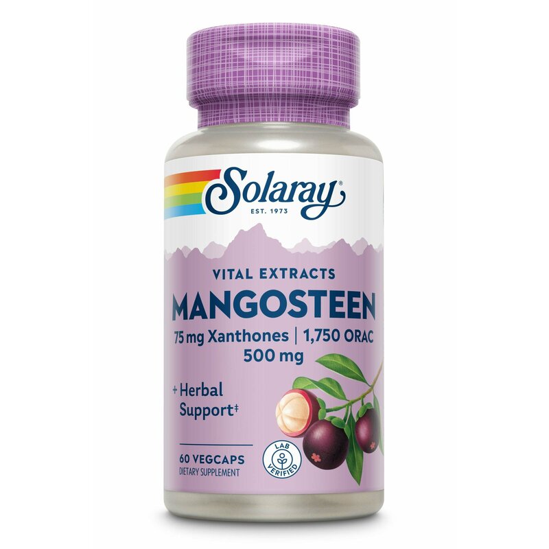 Mangosteen 500mg, Solaray, 60 capsule, Secom