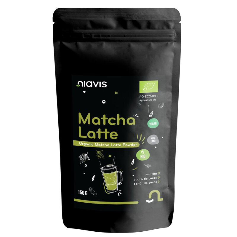 MATCHA LATTE PULBERE, BIO, 150G, NIAVIS