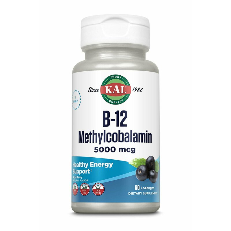 Methylcobalamin (Vitamina B12) 5000mcg, KAL, 60 comprimate, Secom