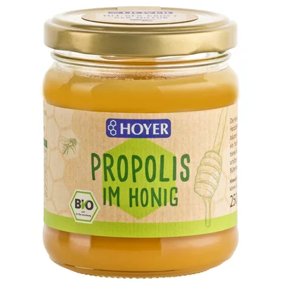 Miere cu propolis bio 250g Hoyer PRET REDUS
