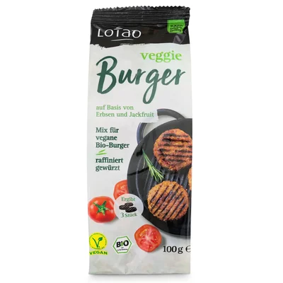 Mix pentru burger vegan, bio, 100g, Lotao PRET REDUS