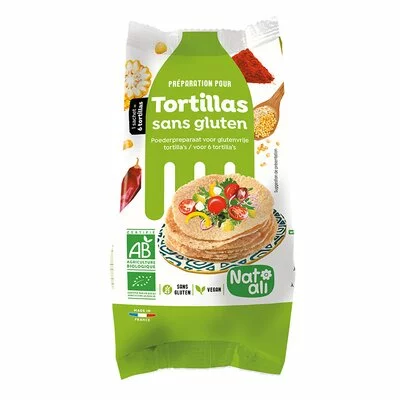 Mix pentru tortilla fara gluten, bio, 200g, Nat-ali PRET REDUS