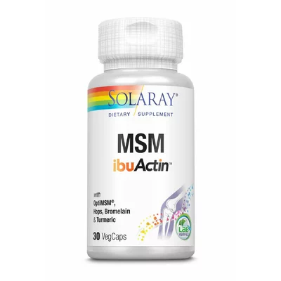 MSM ibuActin®, Solaray, 30 capsule, Secom