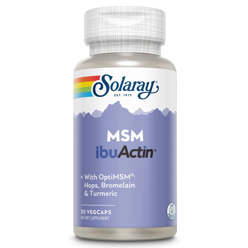 MSM ibuActin®, Solaray, 30 capsule, Secom