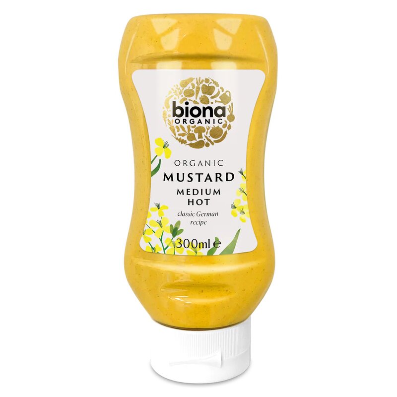 Mustar picant, bio, 300ml, Biona