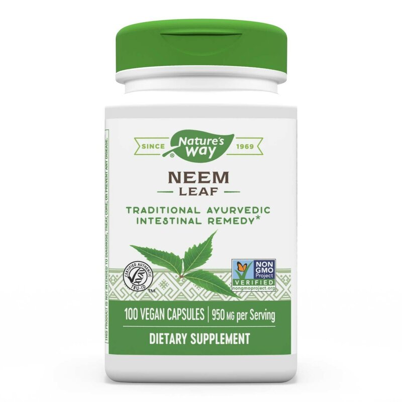 Neem Leaf, Natures Way, 100 capsule, Secom