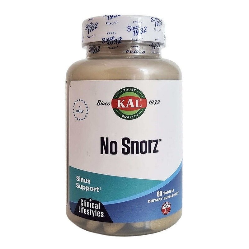 No Snorz™, KAL, 60 tablete, Secom