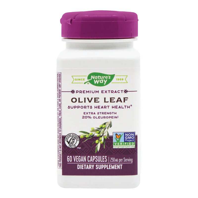 Olive Leaf 20% SE, Nature\'s Way, 60 capsule, Secom