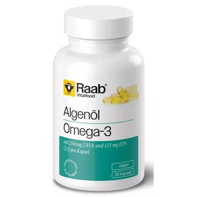 Omega 3 din ulei de alge 1183mg 30 capsule 35.5g Raab
