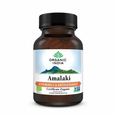 Organic India Amalaki - Vitamina C & Antioxidanti Naturali 60 caps