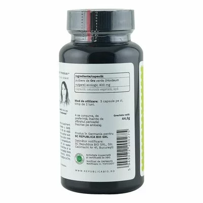 Orz Verde Ecologic din Germania (400 mg) Republica BIO, 90 capsule (44,5 g)