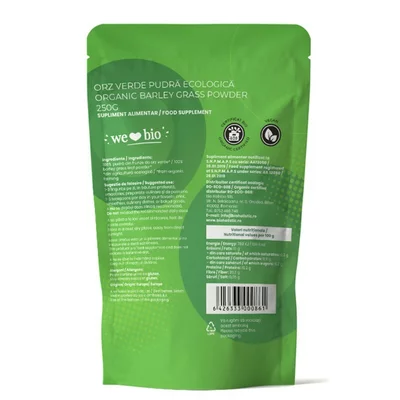 Orz verde pudra bio 250g Obio