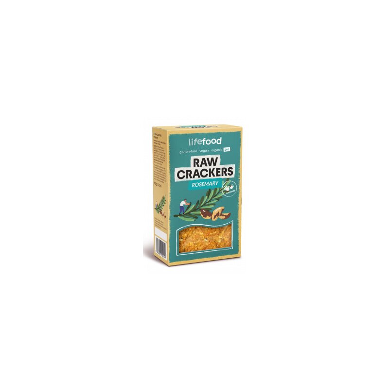 Lifecrackers cu rozmarin bio 90g Lifefood
