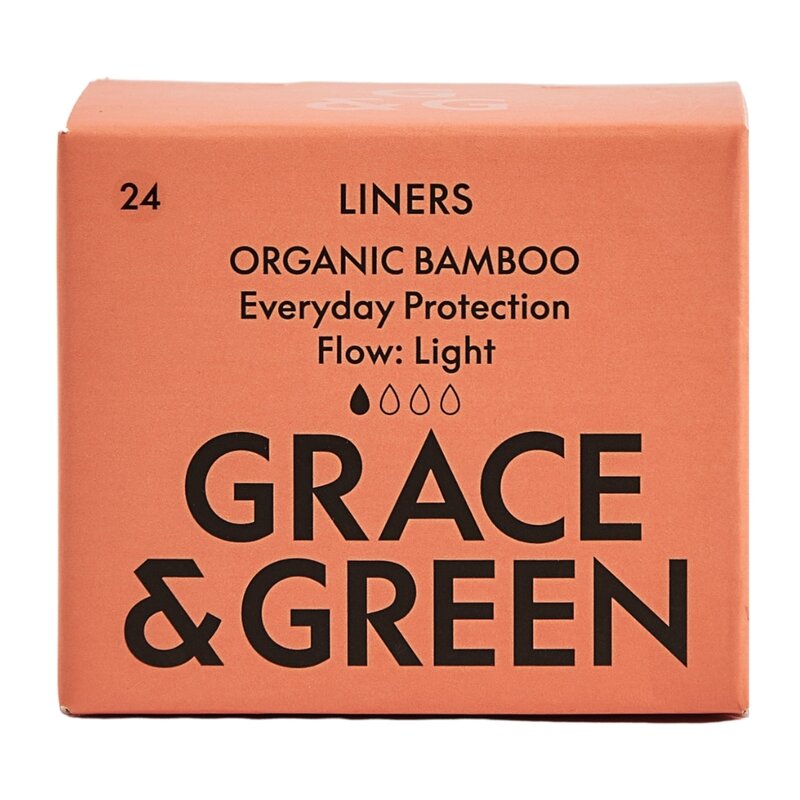 Panty liners din bambus organic (24 buc), Grace and Green