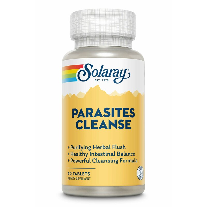 Nou Secom Parasites Cleanse, Solaray, 60 tablete