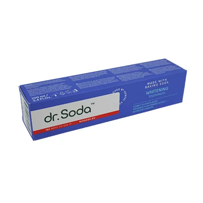 Pasta de dinti pentru albire cu bicarbonat de sodiu, 100ml, Dr.Soda