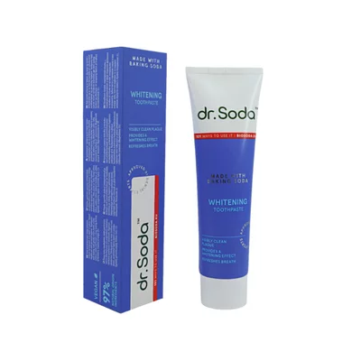 Pasta de dinti pentru albire cu bicarbonat de sodiu, 100ml, Dr.Soda