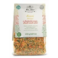 Paste Risoni tricolore cu mazare, linte si naut 250g Pasta Natura-picture
