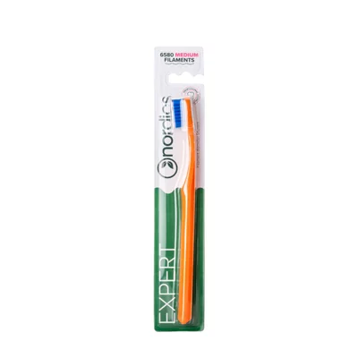 Periuta de dinti EXPERT CURVE 6580 filamente - medie - portocaliu, Nordics