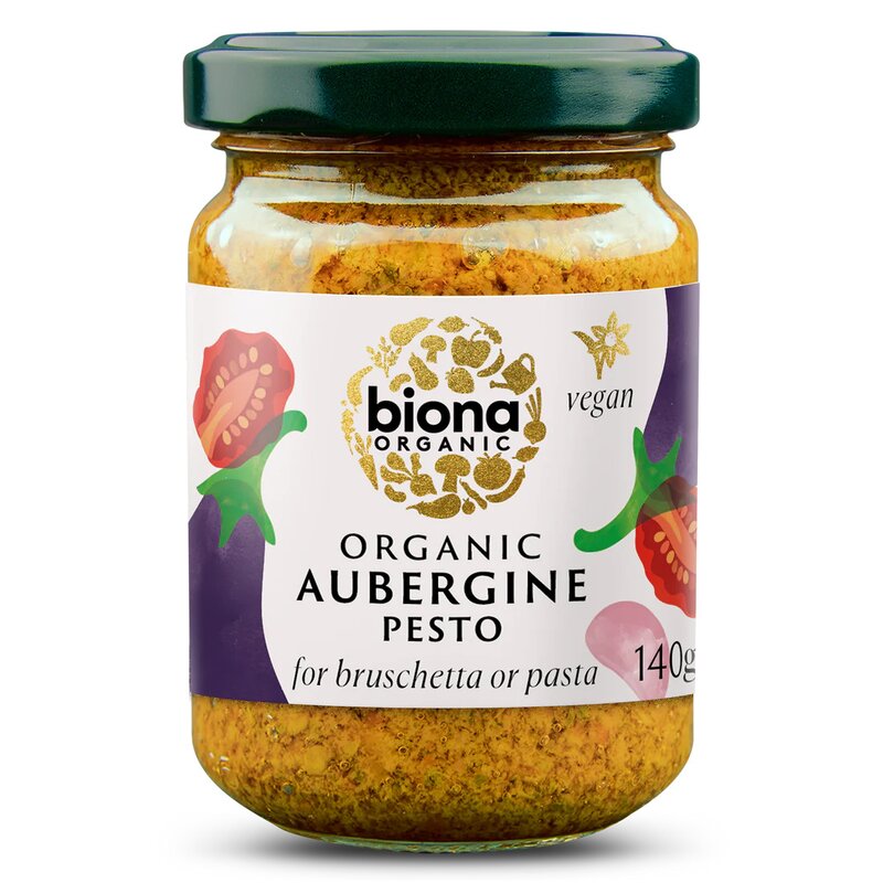 Pesto din vinete, bio, 140g, Biona