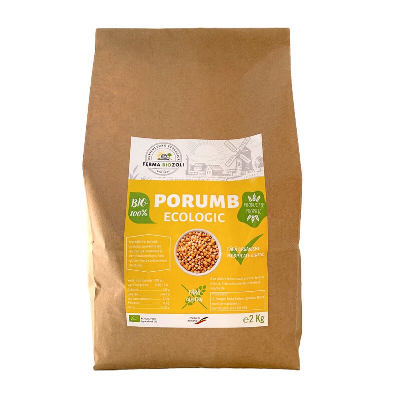 Porumb, bio, 2kg, Ferma BioZoli