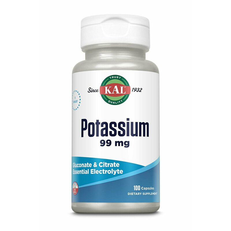 Potassium 99mg, KAL, 100 capsule, Secom