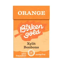 Bomboane cu portocale indulcite cu xylitol 30g Birkengold